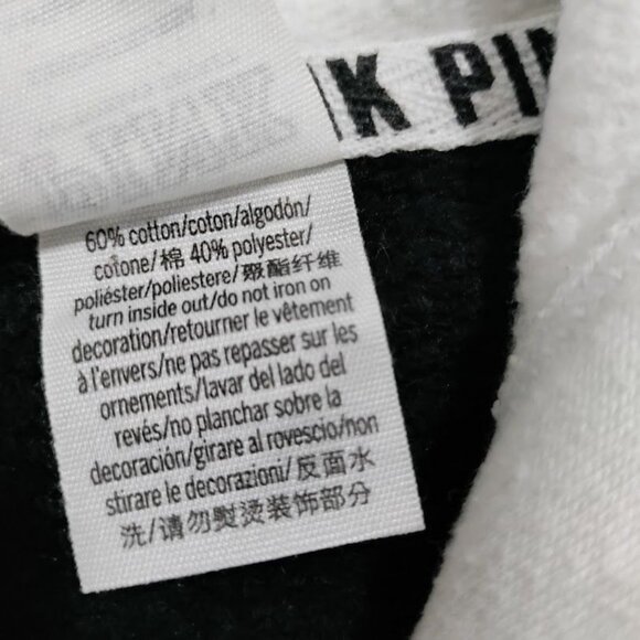 PINK Victoria's Secret Yoga Twee Y2K Hoodie & Low Waist Leggings Set Black Small - Picture 7 of 16